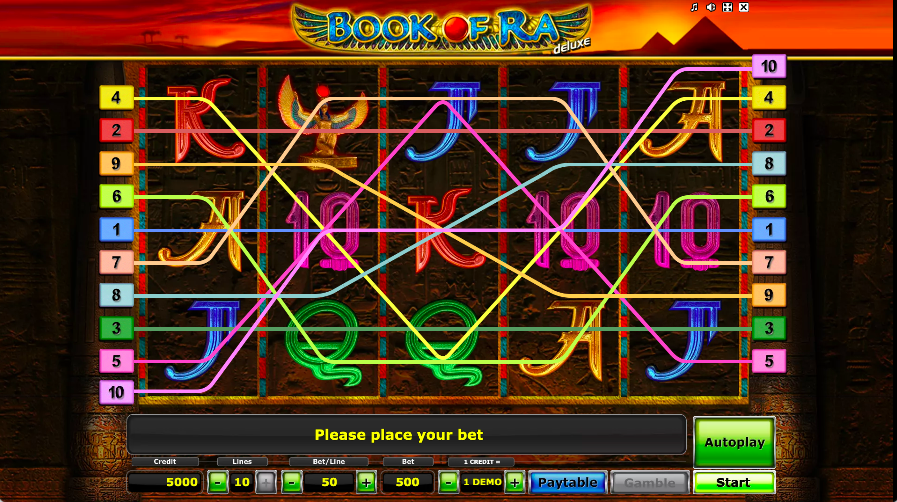 Image Novomatic Book of Ra Deluxe